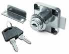 SLO042509061 NP Differ Round Desk Drawer Lock Complete with 2 fob keys and rosette. Non mastered. 19x22mm nozzle. 40mm Ø lock body.