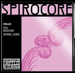 124 Spirocore ello Strings Spirocore ello Strings 125 Spirocore strings hve flexible multiwire spirl rope core. They offer longer perio of musicl vibrtion n significntly reuce inerti.