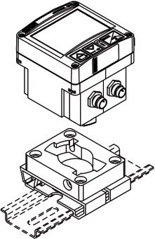 Assembly versions 8611 Mounting on flowfitting