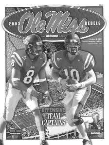 Eli Manning got lots of help from the rest of the Rebels in this one. Ole Miss ran for 216 yards with Tremaine Turner getting 81 on 17 carries and Ronald McClendon adding 79 on 12.