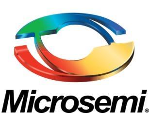 Microsemi Corporate Headquarters One Enterprise, Aliso Viejo, CA USA Within the USA: + (00) - Outside the USA: + () 0-00 Sales: + () 0- Fax: + () - E-mail: sales.support@microsemi.