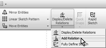 8. - SolidWorks indicates that we will start or finish a line at an existing entity with yellow icons; when the cursor is near an endpoint, line, edge, origin, etc. it will snap to it.