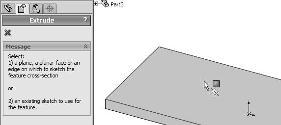 Re-orienting the part helps the new user get used to 3D in a more familiar way by looking at it in 2D. 19.