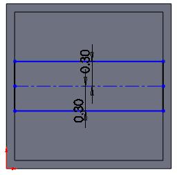 Click Features>Extruded Boss/Base, for Direction 1,