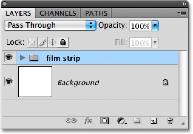 layer group named film strip.