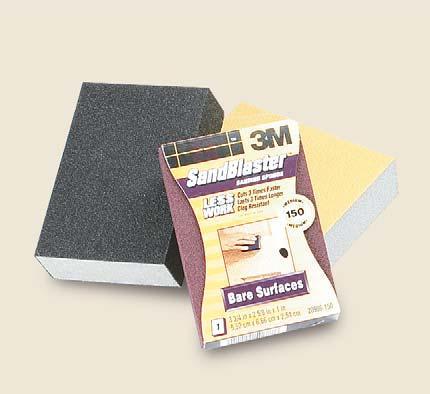 Wrap a piece of sandpaper around a wood or cork block and you re ready to tackle most sanding jobs.