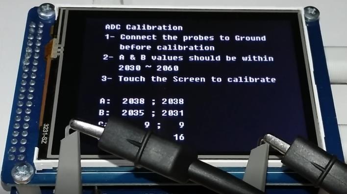ADC Calibration For a better signal sampling, a correct ADC calibration is necessary.
