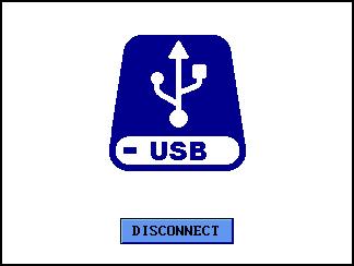 7.5. USB Disc When the USB Disc button from the Settings Menu is selected, oscilloscope connects to computer as a USB disk.