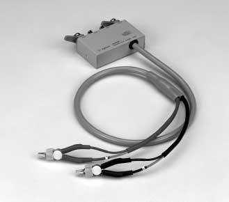 Up to 110 MHz (4-Terminal Pair) Other Components 16089E Kelvin Clip Leads Description: This test fixture can measure lead components with low impedance.