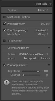When working in Photoshop, you set your output sharpening at the very end after making all edits, making output-specific adjustments, and selecting your medium.