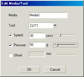 2 Click Add button to add a media on the Edit Media/Tool dialog.