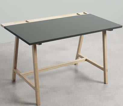 The desk is designed by bykato and its Scandinavian simplicity and elegance come