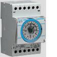Analogue time switches modular Description Electromechanical time switches channel for daily or weekly programming. To control lighting, heating, household appliances, shop windows etc.