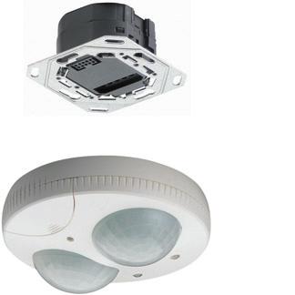 Comfortable energy saving with the presence detectors For the control or the regulation of lighting depending on presence and natural light The new Hager presence detectors with double lens technique