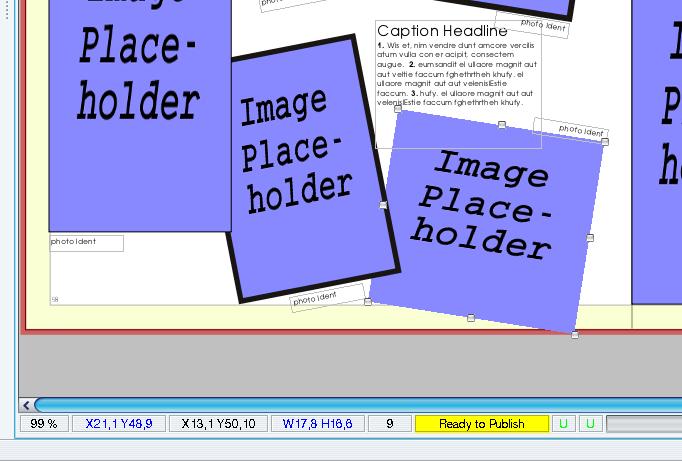 . In Photoshop, select the Cropping Tool and enter the Width and Height rounded up to the next pica (7.8 x 6.6 = 8 x 7).