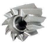 40 20 16 11920 35 35 16 11921 40 40 16 11922 Face milling cutters HSS roughing cutter with roughing toothwork cuts on the perimeter and on the front roughing and knurling toothed characteristics