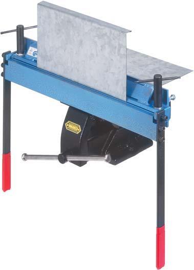 Sheet metal forming Folding press for clamping in a vice for sheet work for sheet steel up to 1.2 mm for aluminium sheets and copper plate up to 1.