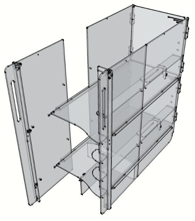 29. Using the same front side panel assembly, select the components: