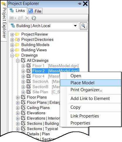 HyperModels Once Dynamic Building Views are created, Markers are placed in the model to indicate the location of each view. Simply float the cursor over the marker and a mini-toolbar will pop up.