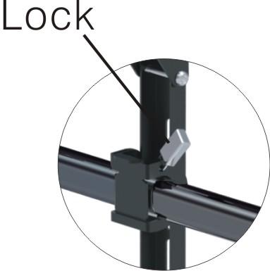 4. Use the included Lock (M) or
