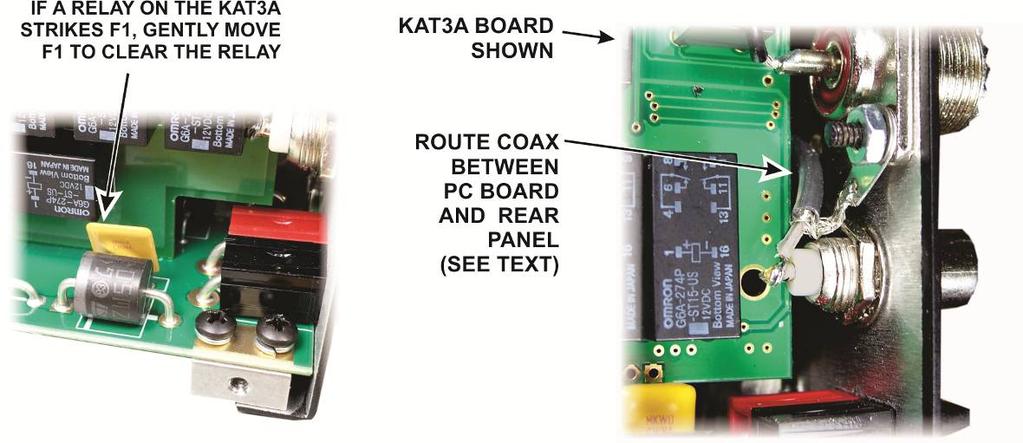Both the KANT3 and KAT3A provide antenna surge protection, as well as resistors for bleeding off static DC charge. The KAT3A provides a wide-range, switchable C-in/C-out L-network.