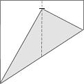 Solutions, cont d. Problem C6. a. Fold the paper in half to make a rectangle. Fold it in half again by bisecting the longer sides of the rectangle.