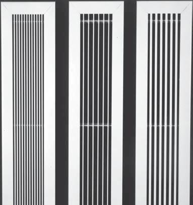 Linear bar grilles are recommended for supply air applications in floors, window sills, and high sidewall locations.