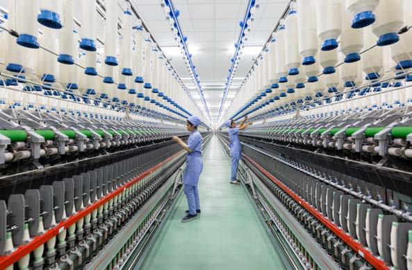 TRENDS & MARKETS On the other hand, the agricultural environment of Tajikistan is advantageous for cotton cultivation, and this is particularly beneficial for our investment in the textile industrial