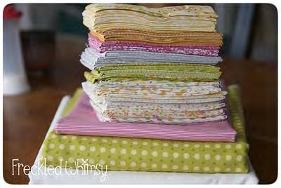 1 Fat Eighth bundle of Sunkissed 4 yards total of background fabric (includes enough for pillow) 4 1/2 yards for backing 1 yard for binding (8 strips @ 2.