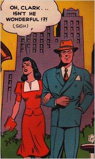 DC Comics Lois Lane and Clark Kent on a
