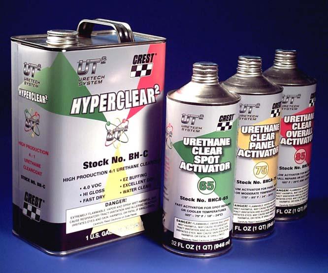 ) MACH 1+ has excellent Flow and Gloss Clear / Gallon Mach 1 Activator / Quart Activator # BCM1 # BAM1 4 : 1 MIX RATIO HYPER CLEAR UNIVERSAL HIGH PRODUCTION URETHANE CLEAR COAT Hyperclear² is a very
