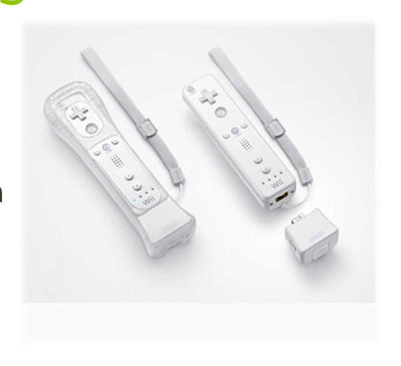 9 The Wii Motion Plus Initially (June 2009) optional add-on, later built-in Uses 3-axis gyroscope Captures relative 3D orientation
