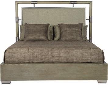 MOSAIC INDEX 373-H06/FR06 UPHOLSTERED PANEL BED (KING) Overall: W 83-1/4 D 86-13/16 H 72-1/8in. Overall: W 211.46 D 220.50 H 183.20 cm. Fabric shown: B322 Slat Height: 7-1/4 in. 18.42 cm.