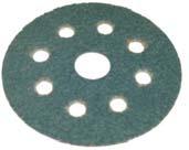 FIBER DISC: For driving away material with a rotary sander/grinder Better with rough edged material where resin cloth might tr Typically not used beyond 60gr Sanding Discs (Ultra Industrial Fiber