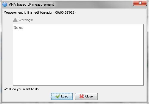 Once the measurement is done, IVCAD display a report about the measurement To