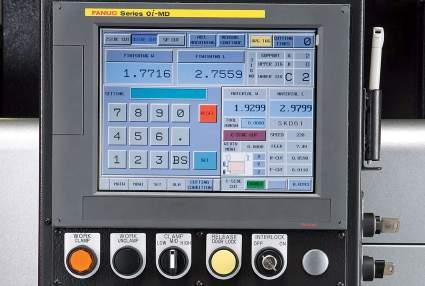 THV150 Working Area Material Stop FANUC Control Unit THV Series Features With the THV150, milling all four sides