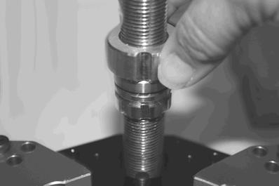 JESSEM TOOL LIMITED WARRANTY 4. Turn the carriage nut clockwise ensuring when you complete your adjustment that the slot in the carriage nut aligns with one of the slots on the anitbacklash nut.