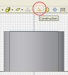 Figure 1H-5D: Switching to an orthographic normal view with the Look At tool and projecting the top