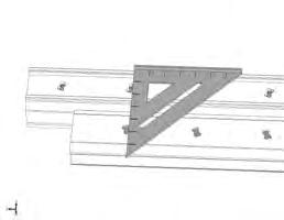 Center the bottom rail hole pattern within this dimension and cut to length.