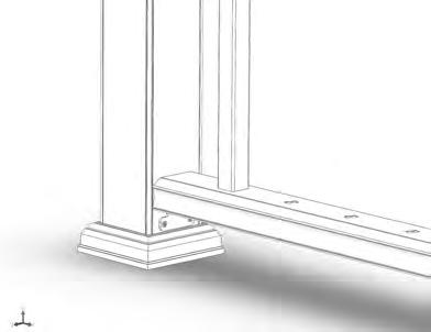 13 If required, trim the balusters to the desired length.