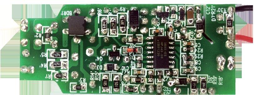 1.0 Introduction This reference design describes a 9 LEDs output at 350mA current, high line input (180 264V AC ) power supply for phase-cut