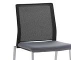 Upholstered Mesh UPHOLSTERED BACKREST Rectangular shape, corners rounded. Formed by a 5 mm average thick polypropylene structure, properly reinforced.