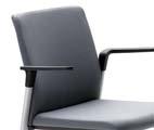 It has ergonomic convexe curve that allows a correct support for a multi-purpose chair.