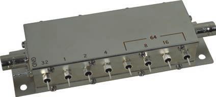 5 Watt power handling typical Low distortion Frequencies up to 2150 MHz Various connectors available (F, 75 Ω BNC, 75 Ω