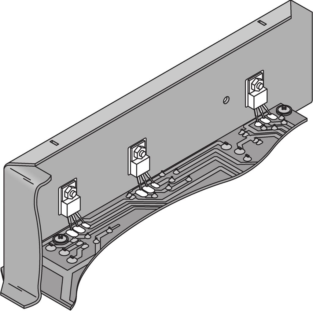 MOUNT COMPONENTS TO THE SIDE PANELS Mount U1, U3 and U5 to the left side panel as shown in Figure Q. Insert the pins of each IC into the holes of the PC board.