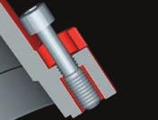 Low Temp applications to -40 F Captive cover bolt Cover bolts are specially