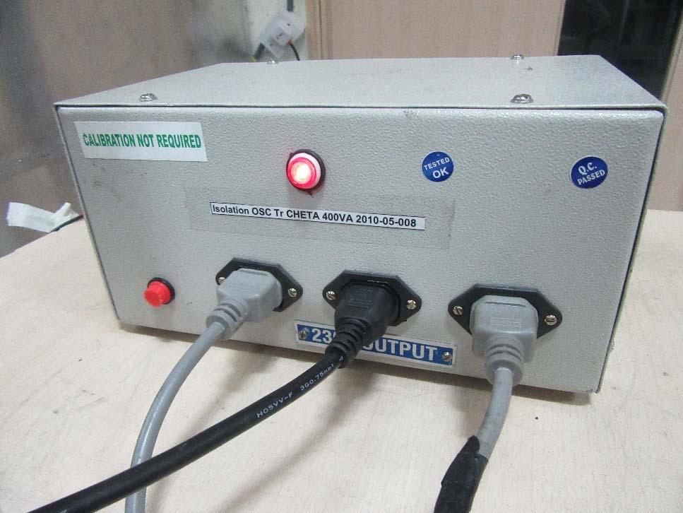isolation transformer Report Number