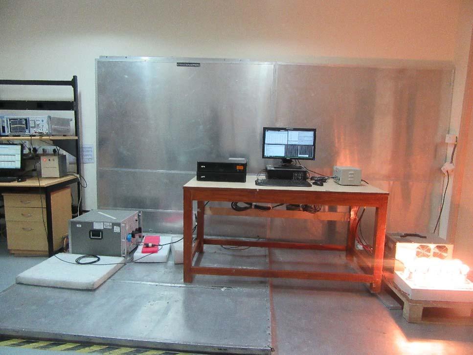 44: Photograph of CE test setup Report