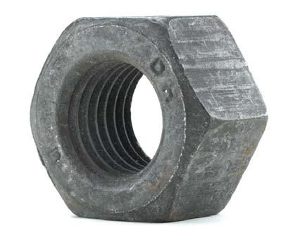 HEAVY HEX NUTS NUCOR FASTENER TECHNICAL DATA SHEET Heavy Hex Structural Nuts are manufactured to ASTM A563, ASTM A563M and ASTM A194 specifications and are designed to be stronger than the bolts with