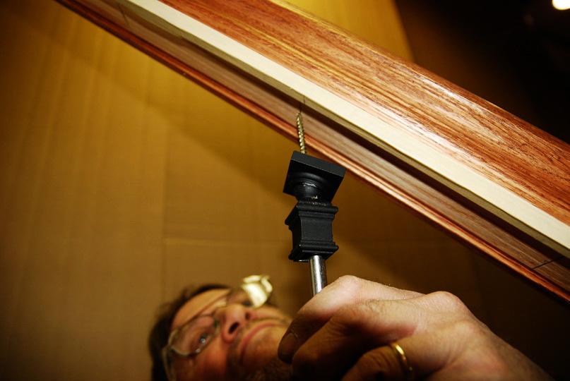Coat the round end of the Ball Adaptor with a light oil to prevent marring the finish during installation.